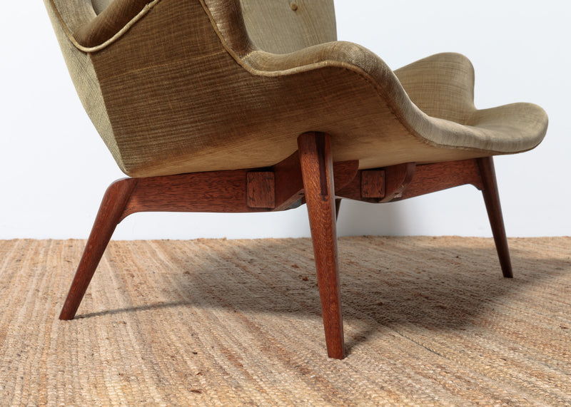 Original Genuine restored Featherston contour suite pair armchairs R160 matching R161 settee (pair of armchairs + settee)