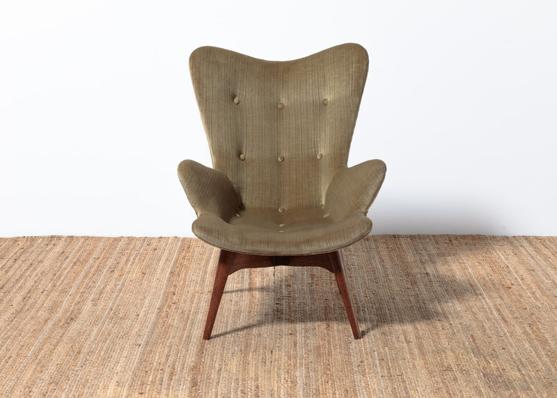 Original Genuine restored Featherston contour suite pair armchairs R160 matching R161 settee (pair of armchairs + settee)