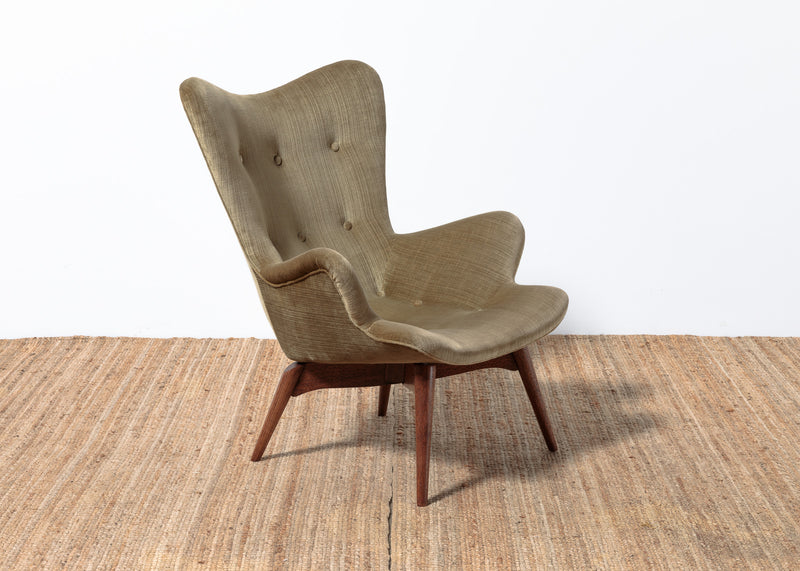 Original Genuine restored Featherston contour suite pair armchairs R160 matching R161 settee (pair of armchairs + settee)