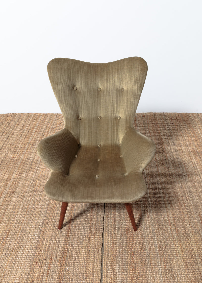 Original Genuine restored Featherston contour suite pair armchairs R160 matching R161 settee (pair of armchairs + settee)