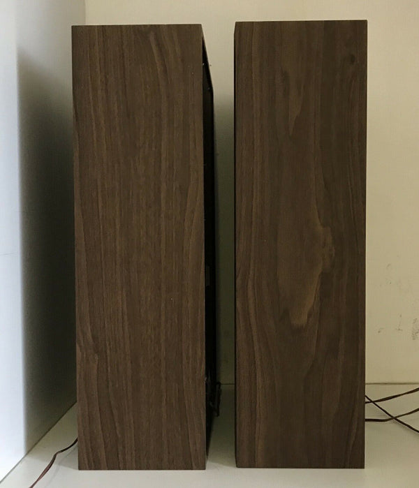 National Panasonic SP 7014 speakers vintage wood grain 1970s