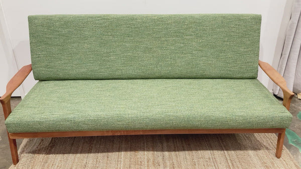 Pre order - Danish Deluxe 3 seater couch fully restored Zepel Mingle Mangle Turtle 1960s Inga