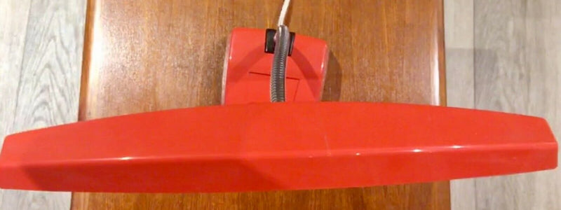 Vintage 70s retro orange goose neck desk lamp light Made in Australia