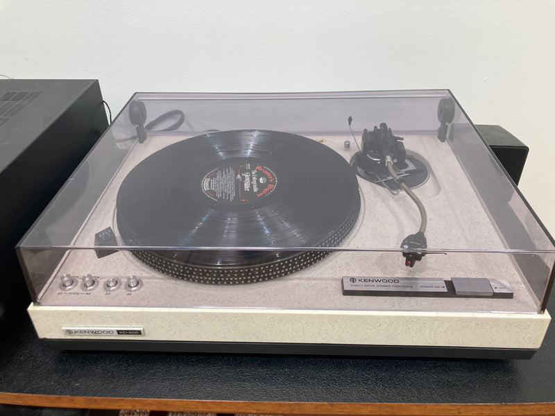 Kenwood hifi direct drive stereo turntable KD500 with SME Series 3 tonearm