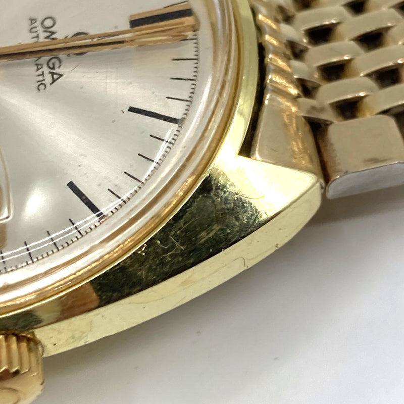 Original fully restored Omega Seamaster cosmic automatic gents watch 1960s gold plated 36mm Cal 565