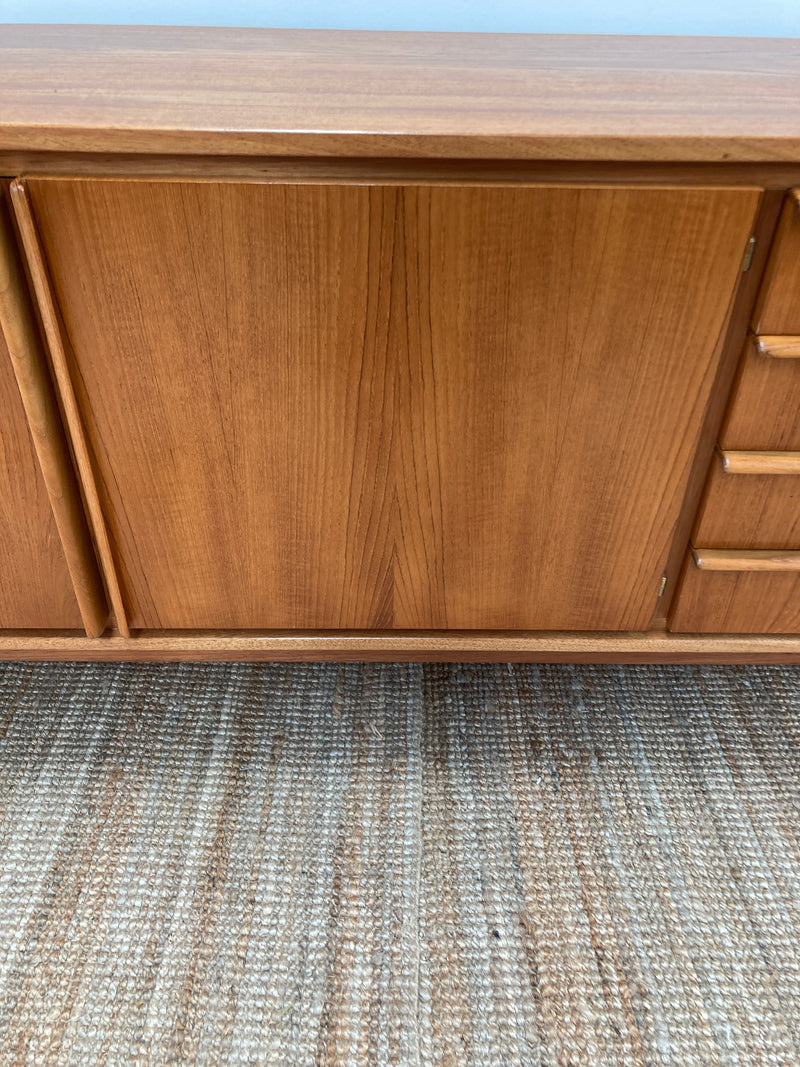 Pre - order: Authentic Parker sideboard lip 3 door 1960s teak buffet restored mcm credenza