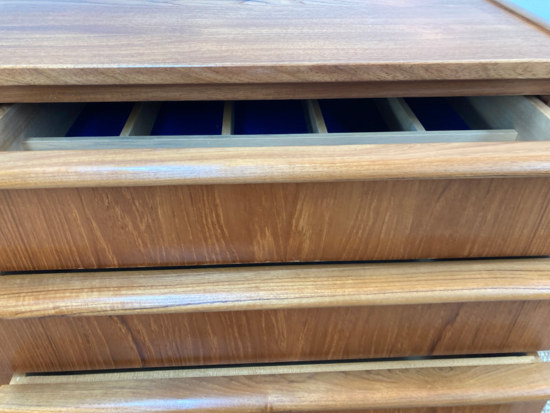 Pre - order: Authentic Parker sideboard lip 3 door 1960s teak buffet restored mcm credenza