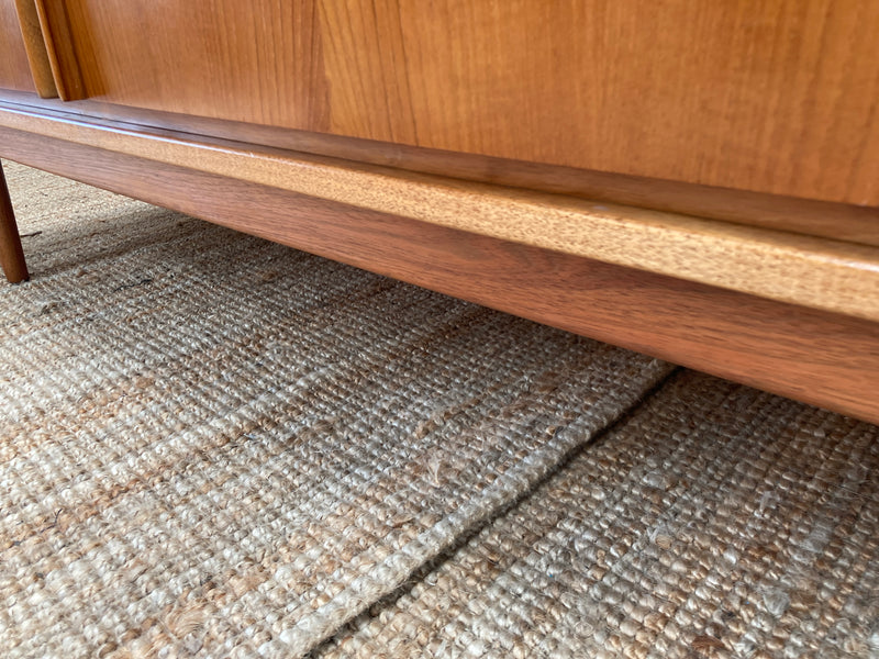 Pre - order: Authentic Parker sideboard lip 3 door 1960s teak buffet restored mcm credenza
