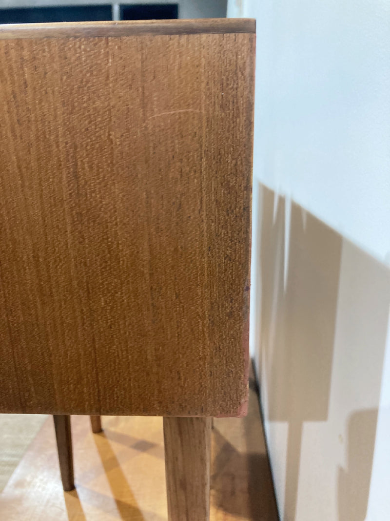 Authentic Parker bedside tables pair 1960s nordic restored teak blackwood