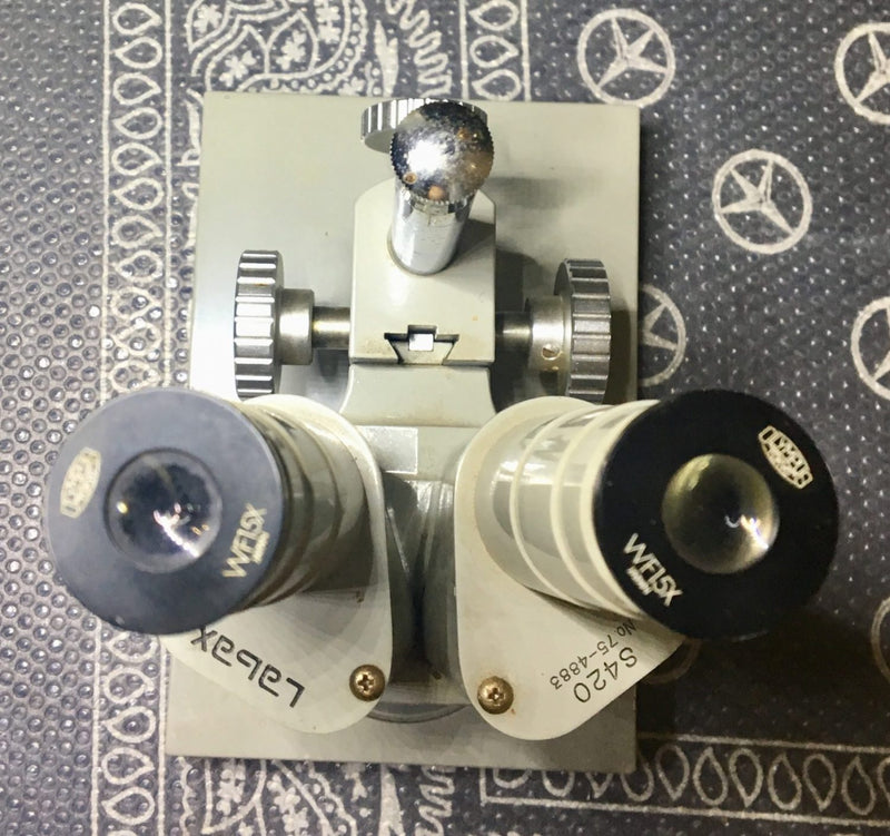 Labax Olympus wf15x microscope used made in Japan objective