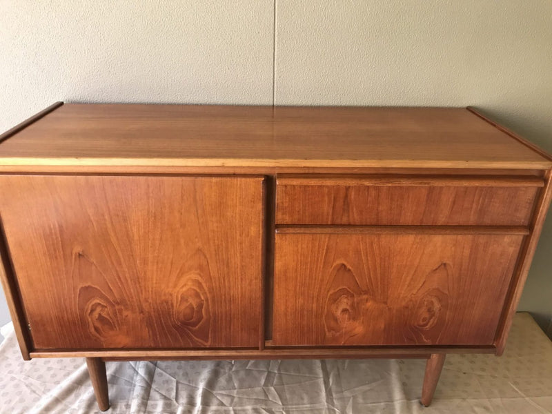 Parker 2 door lip restored bar sideboard authentic 1960s MCM