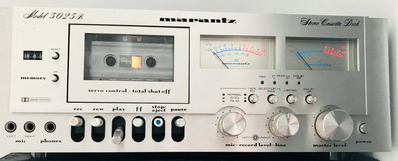 Vintaga Marantz 5025B stereo cassette deck rare Japan serviced