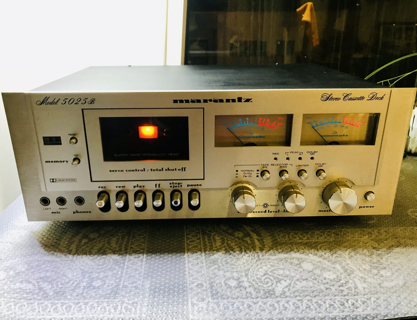 Vintaga Marantz 5025B stereo cassette deck rare Japan serviced