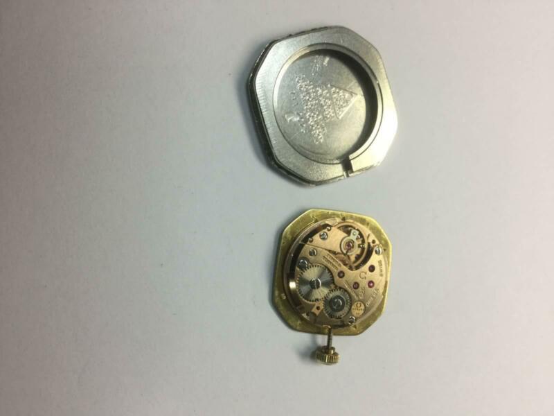 Omega Geneve gold plated hand wind ladies womens watch original box 9ct gold lugs Cal 625 17 Jewels