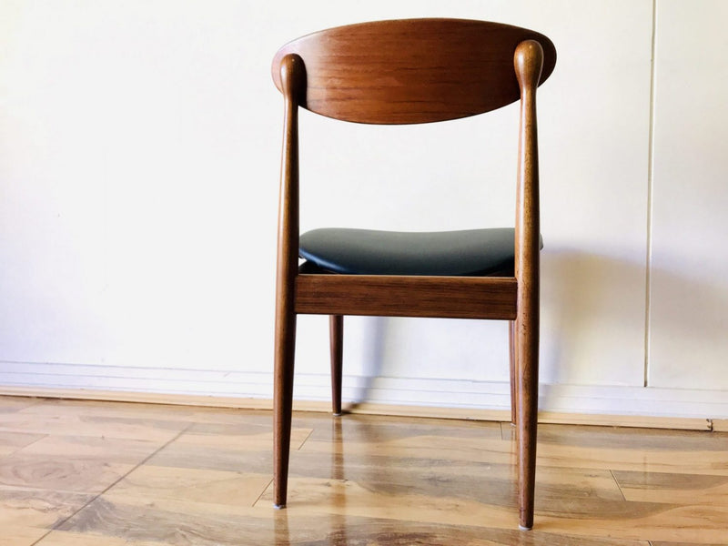 Authentic Parker Matchstick dining chair 1960s single model 107 black restored