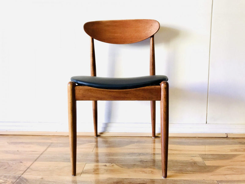 Authentic Parker Matchstick dining chair 1960s single model 107 black restored