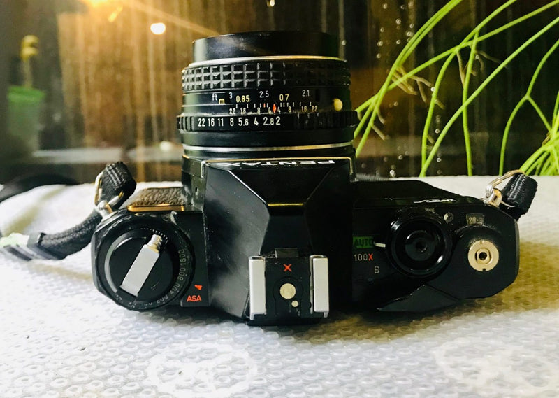 Pentax MV 35mm SLR camera f1:2 50mm lens vintage Japan