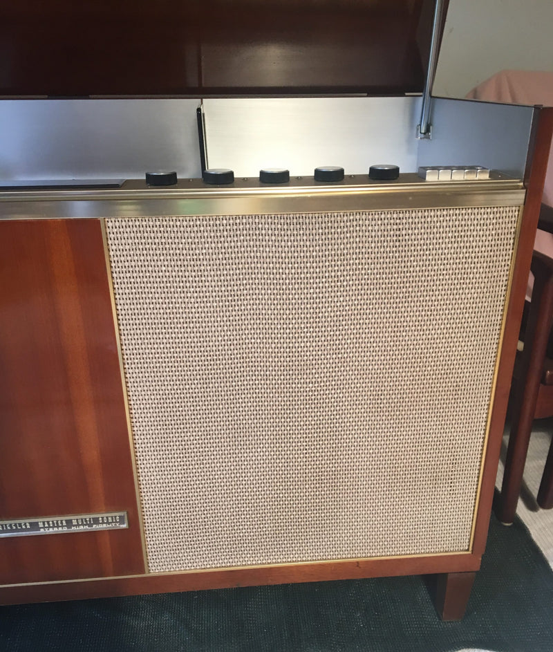 Hi-Fi Multi Sonic Stereo 11-102 Kreisler Radiogram Broadcast MWave radio Garrard vinyl stereo vintage MCM sideboard valve