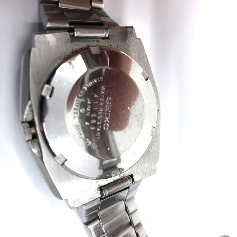 Vintage seiko 21 Jewels automatic date mens watch Square Case 38mm 611