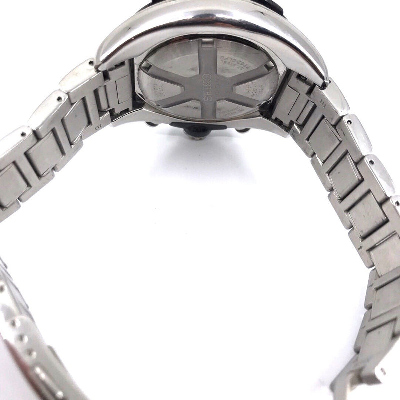 58 Seiko Velatura watch used chronograph quartz stainless steel date 