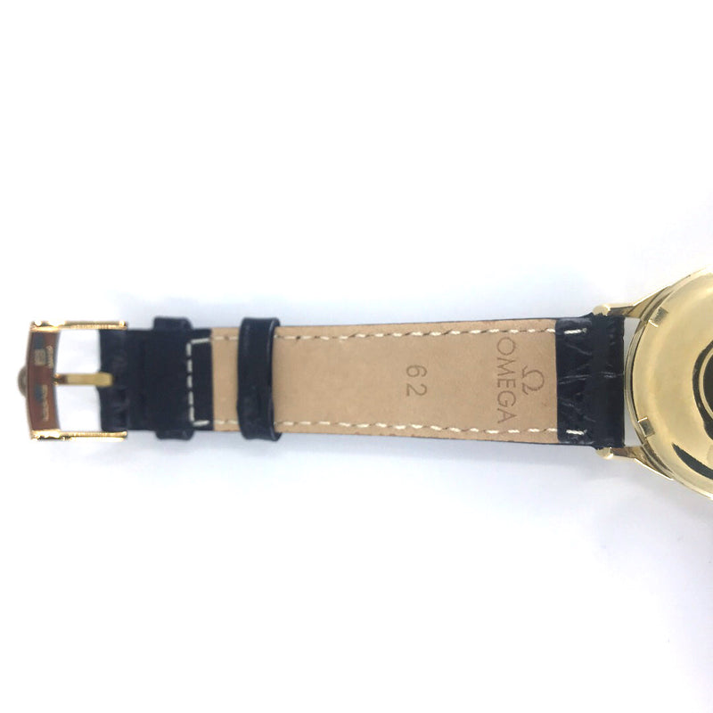 Pie Pan Omega 18K gold constellation mens wrist watch vintage rare restored serviced automatic 1960s 24 Jewels