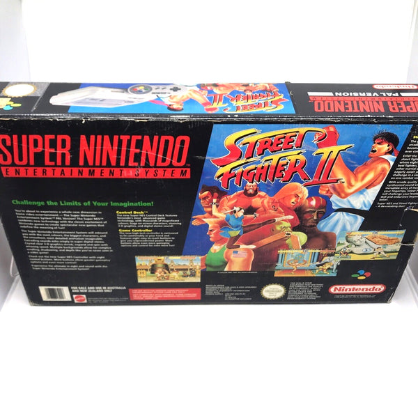 SNES Original Street Fighter Boxed vintage rare working retro game PAL