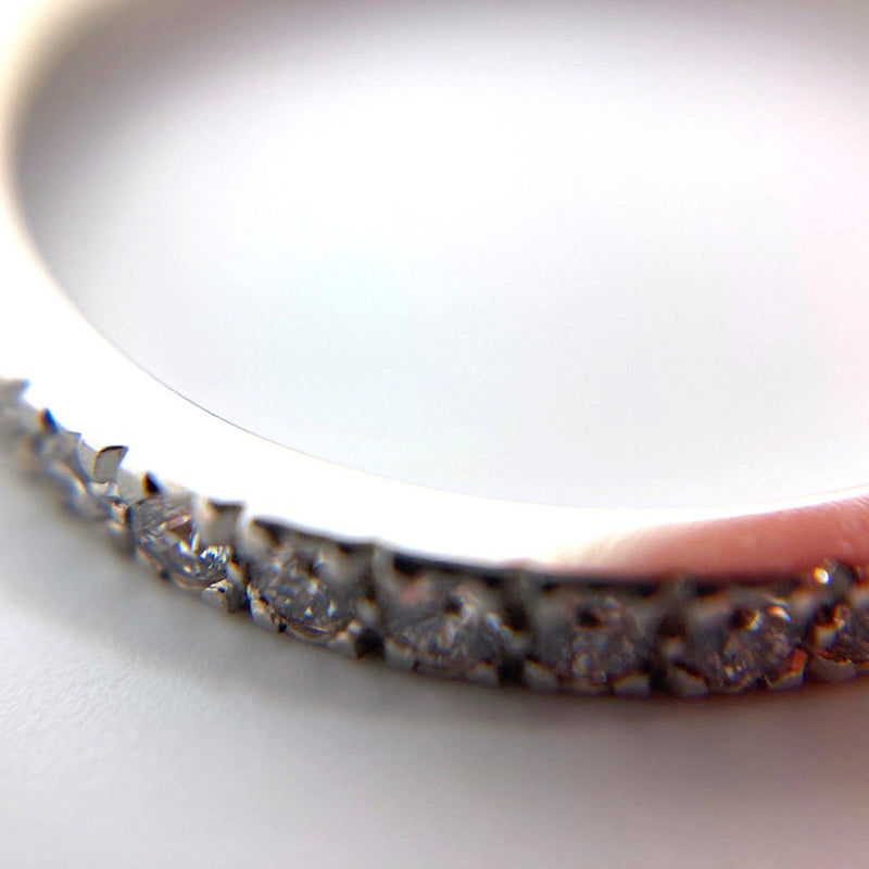 Tiffany & Co Novo Platinum diamond engagement ring matching brilliant cut diamond wedding ring