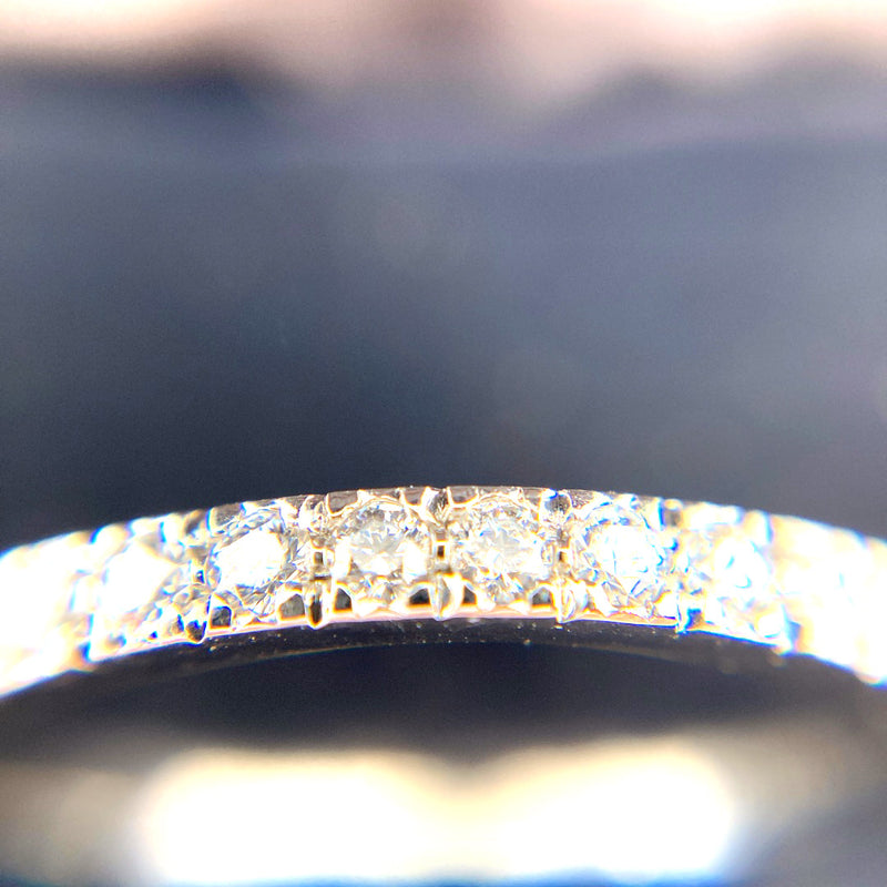 Tiffany & Co Novo Platinum diamond engagement ring matching brilliant cut diamond wedding ring
