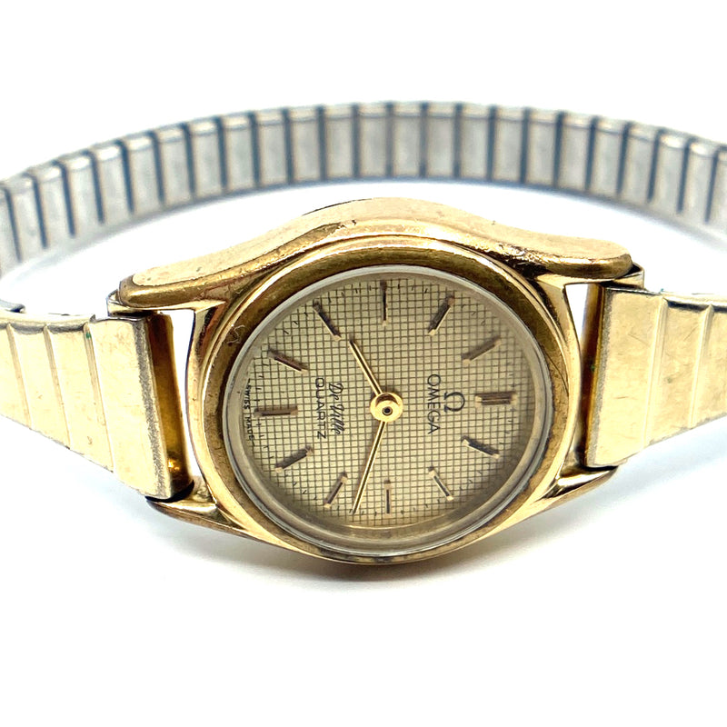 Vintage Omega DeVille Quartz Watch mechanically restored Ladies female womens