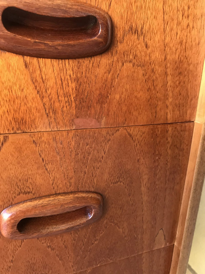 Parker 6 drawer dresser table Sideboard buffet 1960s Nordic vintage mcm Restored