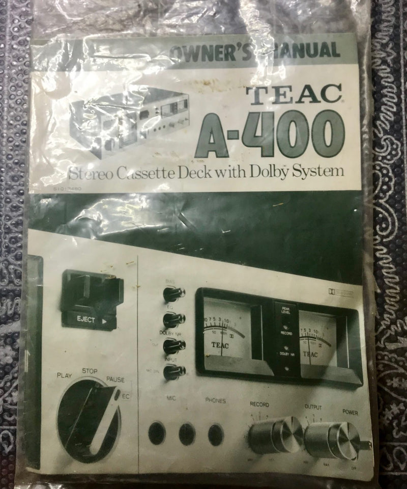 TEAC Cassette Deck A 400 vintage 1970s tape player